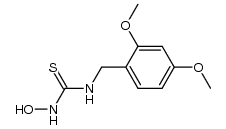 1-(2,4-dimethoxybenzyl)-3-hydroxythiourea结构式