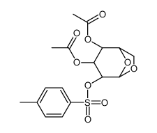4-{[(4-Methylphenyl)sulfonyl]oxy}-6,8-dioxabicyclo[3.2.1]octane-2 ,3-diyl diacetate (non-preferred name) Structure