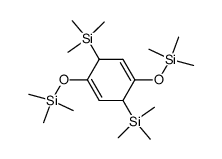 3,6-Bis-trimethylsilanyl-1,4-bis-trimethylsilanyloxy-cyclohexa-1,4-diene Structure