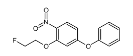 2-(2-fluoroethoxy)-1-nitro-4-phenoxybenzene Structure