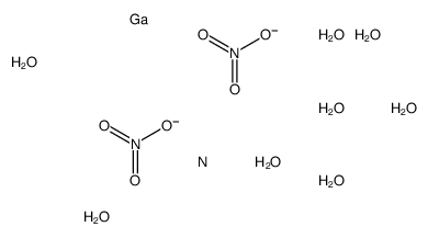 GALLIUM(III) NITRATE OCTAHYDRATE结构式