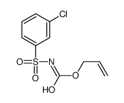 prop-2-enyl N-(3-chlorophenyl)sulfonylcarbamate结构式