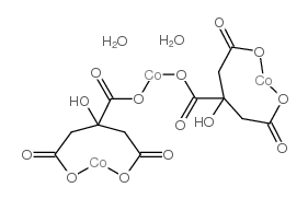 柠檬酸钴(II)二水合物结构式