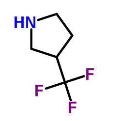 3-(trifluoromethyl)pyrrolidine hydrochloride Structure