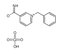 1-benzylpyridin-1-ium-3-carboxamide,perchlorate结构式