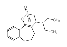 N,N-diethyl-2,2-dioxo-4,5,6,7-tetrahydro-3H-benzo[1,2]cyclohepta[6,7-c]oxathiin-4-amine Structure