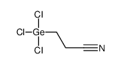 trichloro(2-cyanoethyl)germane结构式