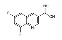 6,8-difluoroquinoline-3-carboxamide Structure