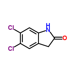 5,6-Dichloro-1,3-dihydro-2H-indol-2-one Structure