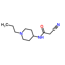 2-Cyano-N-(1-propyl-4-piperidinyl)acetamide picture