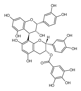 原花青素B2-3''-O-没食子酸酯结构式