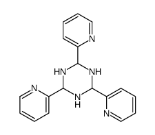 1,3,5-Triazine, hexahydro-2,4,6-tri-2-pyridinyl- structure