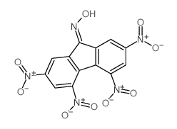 N-(2,4,5,7-tetranitrofluoren-9-ylidene)hydroxylamine结构式