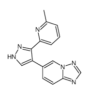 6-(3-(6-METHYLPYRIDIN-2-YL)-1H-PYRAZOL-4-YL)-[1,2,4]TRIAZOLO[1,5-A]PYRIDINE structure