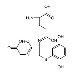 2-(S-glutathionyl)hydroquinone结构式