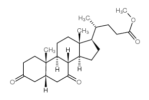 5BETA-CHOLANIC ACID 3,7-DIONE METHYL ESTER Structure