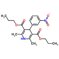 尼群地平二丙基-d7酯结构式