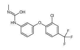 1-[3-[2-chloro-4-(trifluoromethyl)phenoxy]phenyl]-3-methylurea结构式