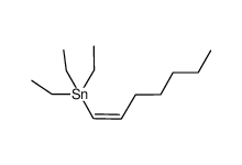 (Z)-triethyl(hept-1-en-1-yl)stannane结构式