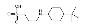 3-[(4-tert-butylcyclohexyl)amino]propane-1-sulfonic acid结构式