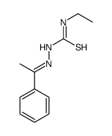 1-ethyl-3-(1-phenylethylideneamino)thiourea Structure