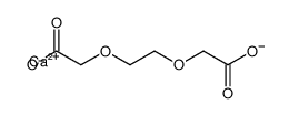 calcium 2,2'-[ethylenebis(oxy)]bisacetate结构式