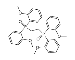 1,2-Ethanediylbis(di-o-methoxyphenylphosphine oxide)结构式