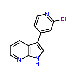 3-(2-Chloro-4-pyridinyl)-1H-pyrrolo[2,3-b]pyridine Structure