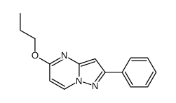 2-phenyl-5-propoxypyrazolo[1,5-a]pyrimidine Structure