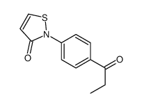 2-(4-propanoylphenyl)-1,2-thiazol-3-one结构式