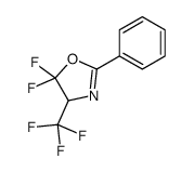 5,5-difluoro-2-phenyl-4-(trifluoromethyl)-4H-1,3-oxazole Structure