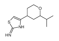 4-(2-propan-2-yloxan-4-yl)-1,3-thiazol-2-amine Structure