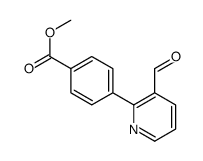 METHYL 4-(3-FORMYL-2-PYRIDINYL)BENZENECARBOXYLATE Structure