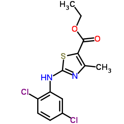 ETHYL 2-(2,5-DICHLORO-PHENYLAMINO)-4-METHYL-THIAZOLE-5-CARBOXYLATE structure