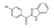 1H-benzimidazol-2-yl-(4-bromophenyl)methanone结构式