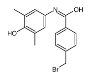 4-(bromomethyl)-N-(4-hydroxy-3,5-dimethylphenyl)benzamide结构式