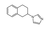 1-(1,2,3,4-tetrahydronaphthalen-2-yl)imidazole结构式