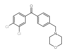 3,4-DICHLORO-4'-MORPHOLINOMETHYL BENZOPHENONE图片