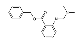 N1-(2-Benzyloxycarbonylphenyl)-N2-dimethylformamidin Structure