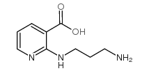 2-(3-氨基丙基氨基)-烟酸结构式