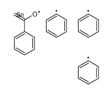 1-phenyl-2-triphenylstannylethanone Structure