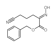 Benzyl 5-cyano-2-(hydroxyimino)pentanoate结构式