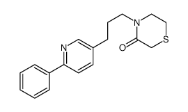 4-[3-(6-phenylpyridin-3-yl)propyl]thiomorpholin-3-one Structure