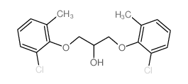 2-Propanol,1,3-bis(2-chloro-6-methylphenoxy)- Structure