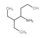 3-amino-4-ethylhexan-1-ol Structure