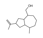 decahydro-2-isopropenyl-8-methylazulene-4-methanol结构式