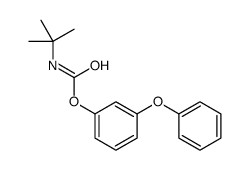 (3-phenoxyphenyl) N-tert-butylcarbamate Structure