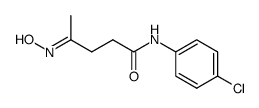 4-hydroxyimino-valeric acid-(4-chloro-anilide)结构式