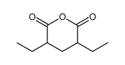 3,5-diethyloxane-2,6-dione结构式