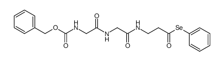 Z-Gly-Gly-β-Ala-SePh结构式